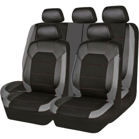 Sitzbezüge für Dacia Duster (1. und 2. Generation, 2010–2025) – Wasserdichtes und atmungsaktives PU-Leder – Schutz für alle vier Jahreszeiten – Leicht zu reinigen (1/5)