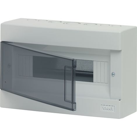 VIMAR - V50412 Centralino parete 12M IP40 +PT grigio
