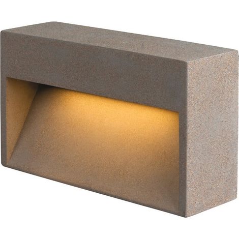 WL applique murale CONCRETO L gris 12W 570 lm 3000 K - SLV - 1006405 (1/3)