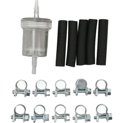 Kit de Collier de Serrage de Tuyau de Tuyau de Carburant de Chauffage de Stationnement D'air de Voiture de 5 M avec Filtre à Carburant. (1/5)
