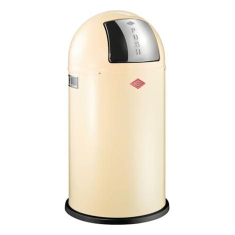 Wesco pattumiera elegante mandorla 50 litri acciaio inossidabile
