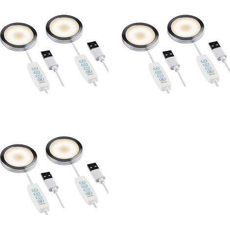 6er-Set LED-Lampen für 3D-Drucker, passend für A1/A1mini/P1S/P1P/X1C, 5V USB-betrieben, 3 Farbtemperaturen einstellbar (1/5)