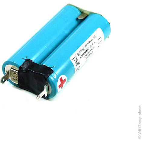 NX – Batterie Li-Ion 2x 18650 7.4V 2.5Ah – Technologie Lithium-ion – Dimensions 73,74mm x 36,65mm x 18,25mm – Poids 86g