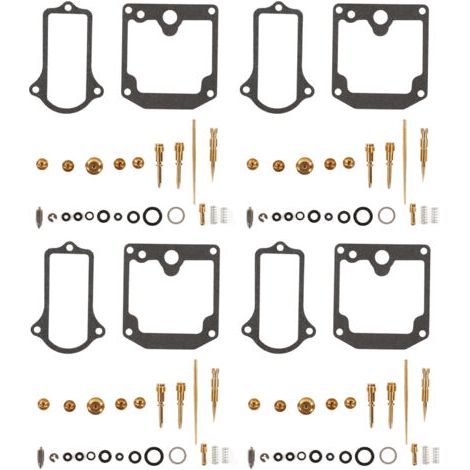 Kit de réparation de carburateur de moto 4 pièces ensemble de révision de reconstruction de carburateur pour KZ650B Z650 KZ650C personnalisé KZ650D SR KZ650 (1/5)