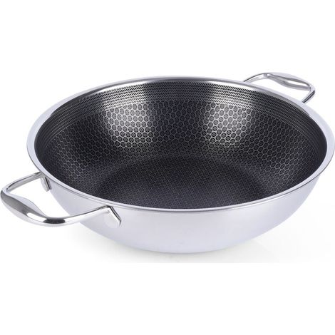 Poêle wok antiadhésive en acier Cookcell 28 cm (1/5)