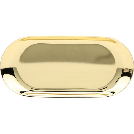 Grand plateau de rangement en acier inoxydable 430 pour bougies parfumées, support de rangement pour outils, doré (1/2)