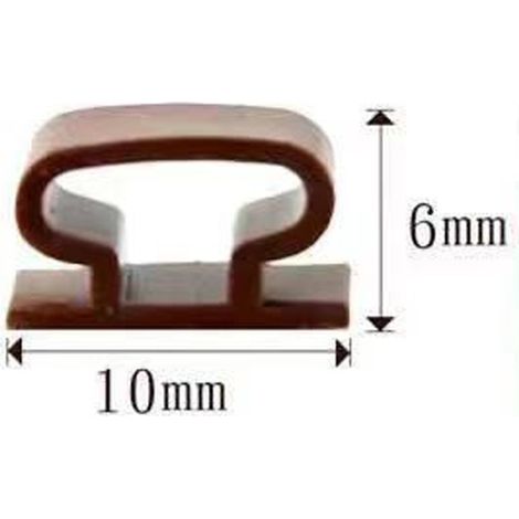 Joint isolant adhesif pour fenetre et porte 10×6 mm 2 m au total 2×1 m mousse creuse etanche au vent anti bruit anti poussiere marron (1/3)