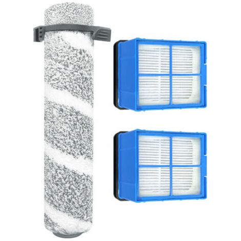 1 ensemble de kit d'aspirateur vertical sans fil, adapté aux pièces de rechange pour aspirateur vertical sans fil Bissell 3930F/V2/3999Z (1 brosses à rouleaux + 2 filtres ) (1/4)