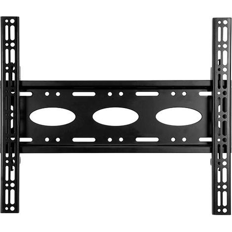 B-Tech BT8441/B Wandhalterung Universal für Flachbildschirme mit Seitenverstellung, geeignet für mittlere bis große Bildschirme bis zu 80 kg, Manschette Kompatibel mit Masthalterung (VESA 400),