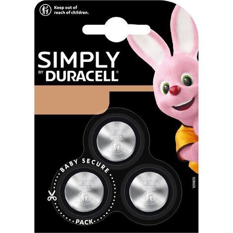 Duracell Batterie a Bottone CR2032 3 V Pile al Litio - Confezione 3 Pezzi - (1/2)