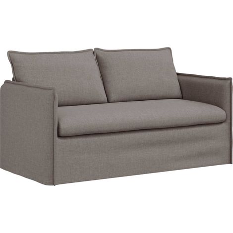 Canapé Taupe 156 x 82 x 85 cm tissu (1/5)