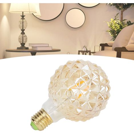 Retro-Glühbirne G95 E27, einzigartige Form, Vintage-Stil, Glühfaden, 4 W, 220 V, 360 lm, warmweißes Licht, Gold (1/5)