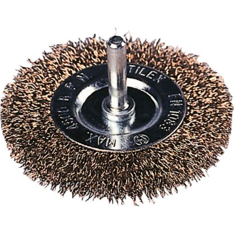 Spazzola circolare 65 mm in filo acciaio GAMBO 6 mm 86511 MAURER (1/2)