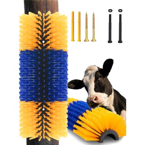 Brosse à gratter pour le bétail : un grattoir durable pour les chèvres, convenant à tous les types de bétail. (1/5)