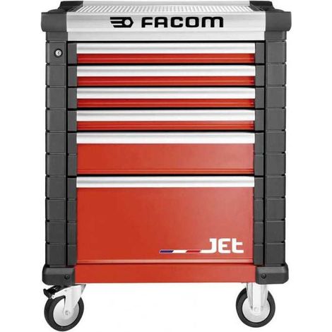 Servante JETM3  6 tiroirs rouge FACOM JET.6M3APF