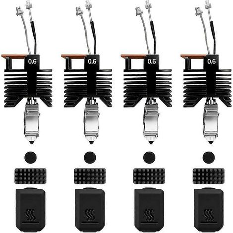 Extrudeuse Snapmaker U1 Hotend 0,6 mm, tête d'impression en céramique à chauffage rapide avec buse en acier trempé, pièces détachées pour imprimante 3D (1/5)