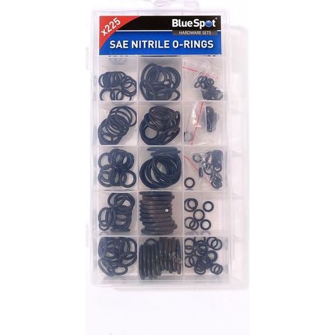 Blue Spot Tools 225 Piece Assorted SAE Nitrile O-Ring Set