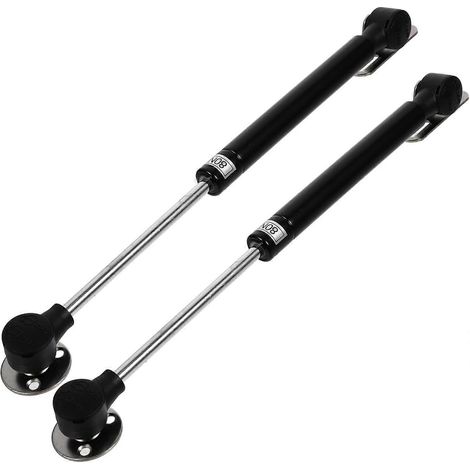 SHINEOFI Lot de 2 charnières hydrauliques réglables pour armoire, noires (1/5)