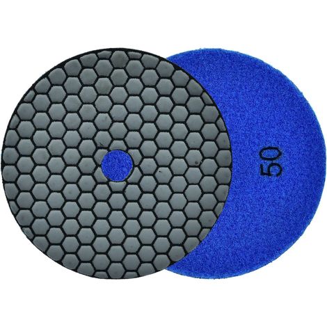 Polierscheibe zum Trockenschleifen von Steinzeug 125 mm GR50 (25/250) (1/4)