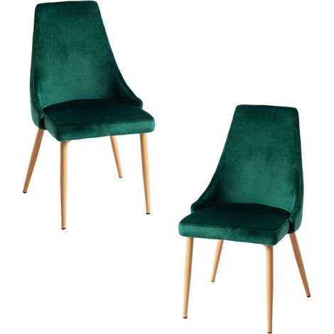 Packs Sillas Comedor - Pack 2 Sillas Stoik Wood - Verde (1/5)