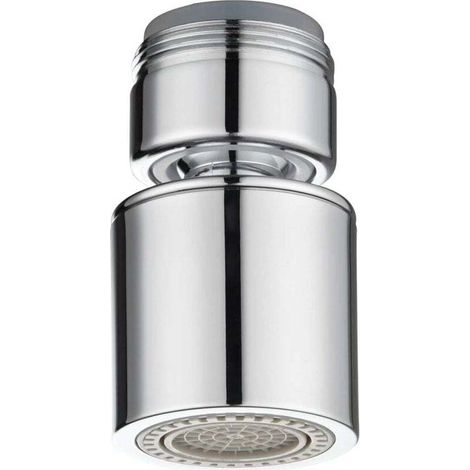 Brass Faucet Aerator 360° Rotatable, 2 Adjustable Modes, Water Saving Faucet, 24mm External Thread (1/4)