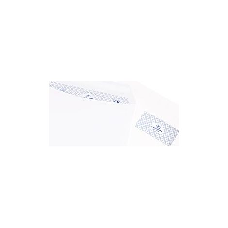 Pochette velin blanc 229 x 324 mm La Couronne 90 g avec fenêtre 50 x 110 mm - Boîte de 250