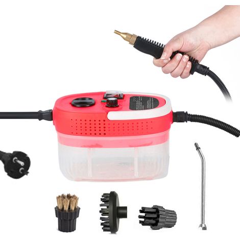 Nettoyeur vapeur 2500 W pour le nettoyage de la maison et de la voiture : chauffe rapide, nettoyeur haute température portable et sous pression. (1/5)
