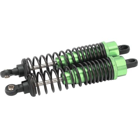 100-mm-Stoßdämpfer aus Metall, Ersatzfedern für TRAXXAS SLASH 2WD ferngesteuertes Auto (grün) (1/5)