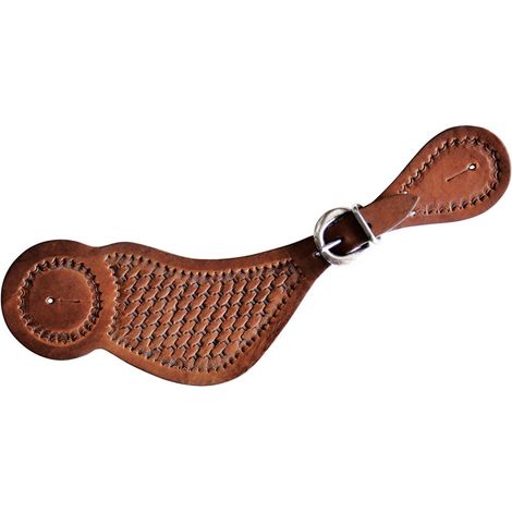 Taglia unica, Cognac Marrone Chiaro Naturale: Portasperoni americani Lakota larghi con lavorazione basket
