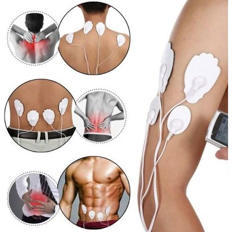 Dispositivo di elettrostimolazione TENS: elettrostimolatore per il sollievo dal dolore e elettrostimolazione muscolare EMS - 16 programmi di massaggio (1/3)