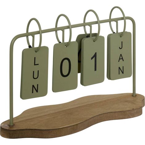 Calendario decorativo fred 25x10x16cm - Atmosphera créateur d'intérieur (1/5)
