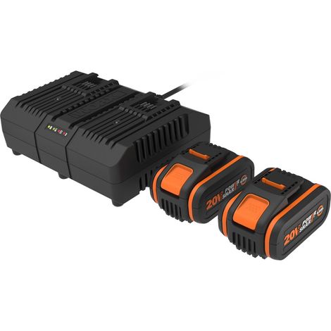 Paquete de 2 baterías y 1 cargador WORX Wa611 WORX (1/3)