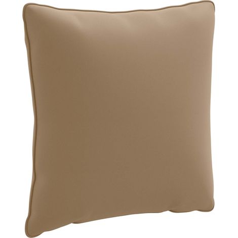 1-Piece Back Cushion PUTTEN 100% Polyester Taupe vidaXL (1/5)