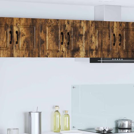 vidaXL Armario de Pared PORTO Roble ahumado 30 x 31 x 40 cm (1/5)