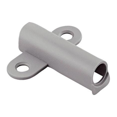 Stecker für Schraubendämpfer grau 50 mm