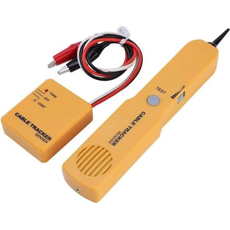 Wire Tracer, Electrical Network Cable Tester, Tone Generator and Probe Kit, RJ11 Circuit Tracer, Toner Circuit Breaker Locator Line Detector (1/5)