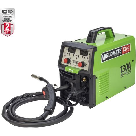 SIP Weldmate Autoplus 130A MIG/ARC/TIG Welder - 05737 (1/5)