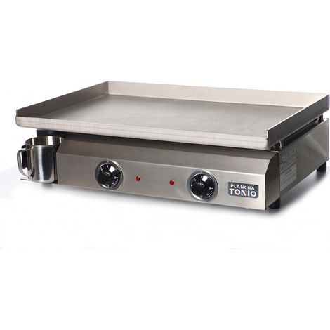 Plancha ELECTICA 2 Résistances en Inox Modèle PL5 - Plancha Tonio