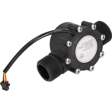 Capteur de débit, débitmètre d'eau, compteur, capteur à effet Hall, filetage extérieur G1 pouce, piscine, 5-24 V CC, YFG1 (1/5)