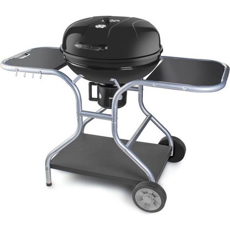 Fieldmann FZG 1014 Grill Charbon de bois (combustible) Noir, Acier inoxydable (1/5)