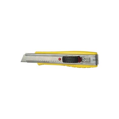 CUTTER GRANDE FATMAX MM.18 IN ALLUMINIO CON GUIDA IN ACCIAIO- - mm.155 (0-10-421) - 4 pezzi STANLEY