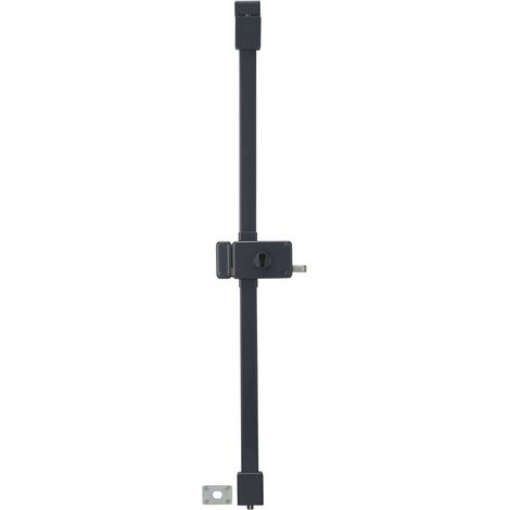 THIRARD - Boitier de serrure en applique Horga à tirage pour porte d'entrée, gauche, 3 pts, axe 70mm, gris - THIRARD