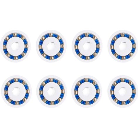 Accessoire pour robot de piscine Lot de 8 Roulements à Billes Compatible avec Roue Po-laris360 380 et 3900 Sport de Rechange Les Nettoyeurs de Piscine(9-100-1108) (1/4)