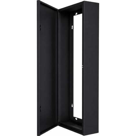 Coffret d'habillage ATOLE 13 modules en acier noir - H. utile : 860 mm