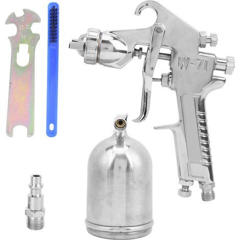 Pistolet à Peinture Pneumatique à Gravité 1.8mm avec Pot Supérieur – Outil de Peinture Professionnel W‑71 Style Américain (1/5)