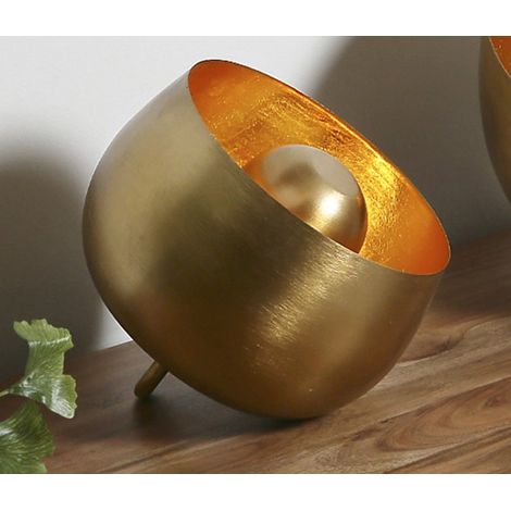 Helvia Lampe Pq. 28D Gold. Cms. 28Dx17 Cms (1/2)