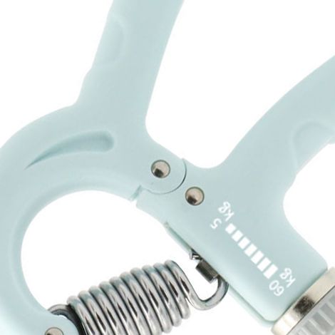 Elastischer Kunststoff-Griffkrafttrainingshandschuh, tragbar und häufig verwendet, ideal für Krafttraining und Genesung nach Verletzungen (blau). (1/5)