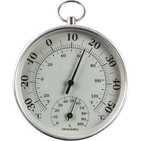 Thermomètre d'intérieur et d'extérieur avec thermomètre d'humidité à l'intérieur et à l'extérieur Température de l'air pour moniteur climatisation (1/4)