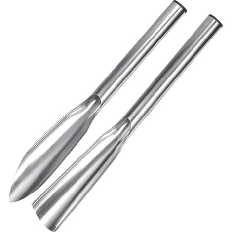 Bêche de jardin portable, outil à main ergonomique conçu pour débroussailler, creuser et déterrer des légumes sauvages (ensemble de bêches en acier inoxydable)