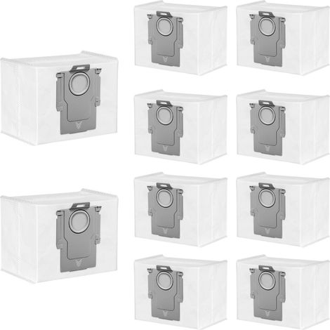 10 Stück Staubbeutel für Roborock Q7 L5+/Q10 S5+/Q10 X5+/Q5 Pro+/Q5+/Q5 Max +/S8 Pro Ultra/S7 MaxV Ultra/S7 Pro Ultra/Q8 Max+/S8+/Q7+/Q7 Max+, 3L Staubsaugerbeutel große Kapazität für Staubsauger (1/5)